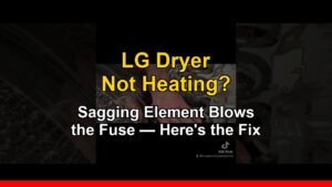 LG dryer not heating