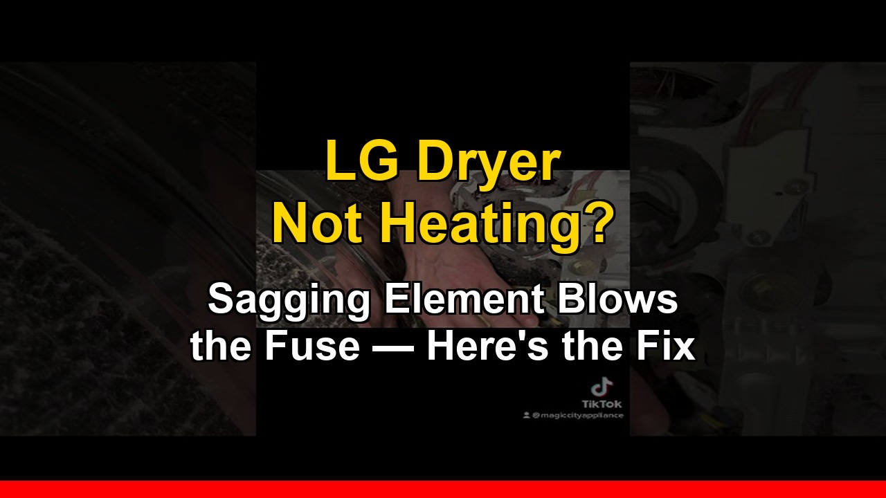 LG dryer not heating