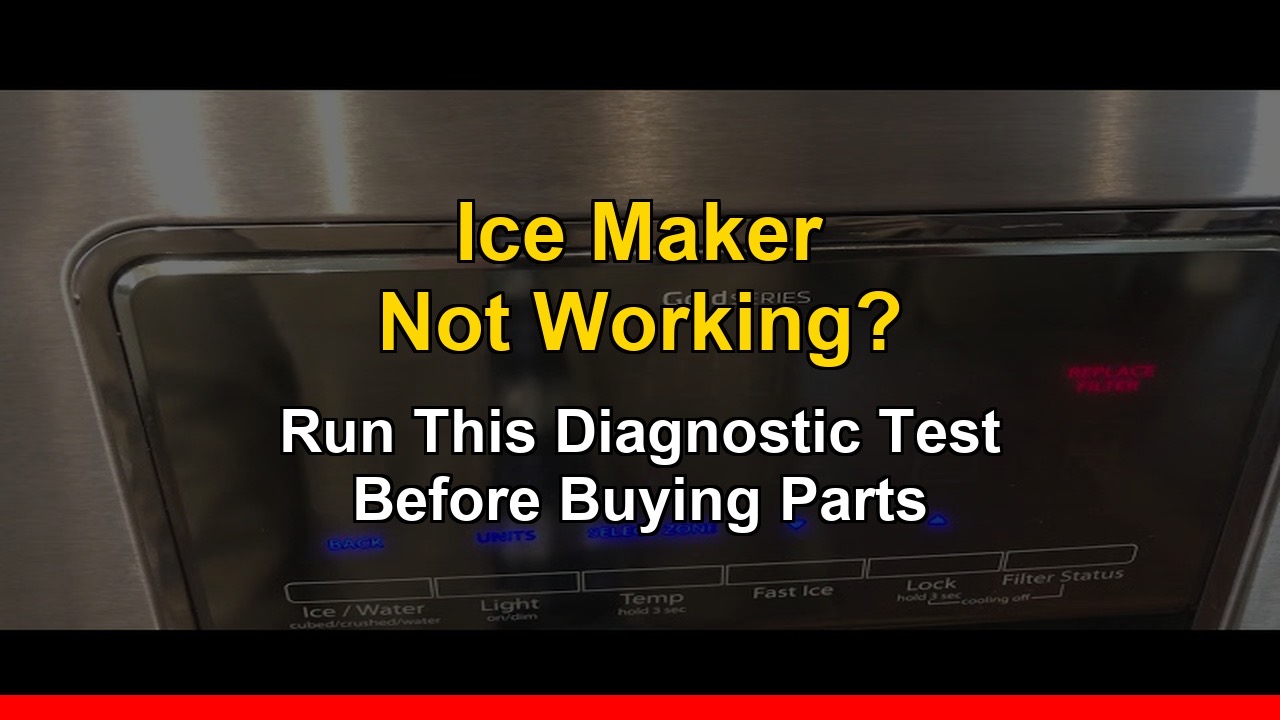 Whirlpool French door refrigerator not making ice.